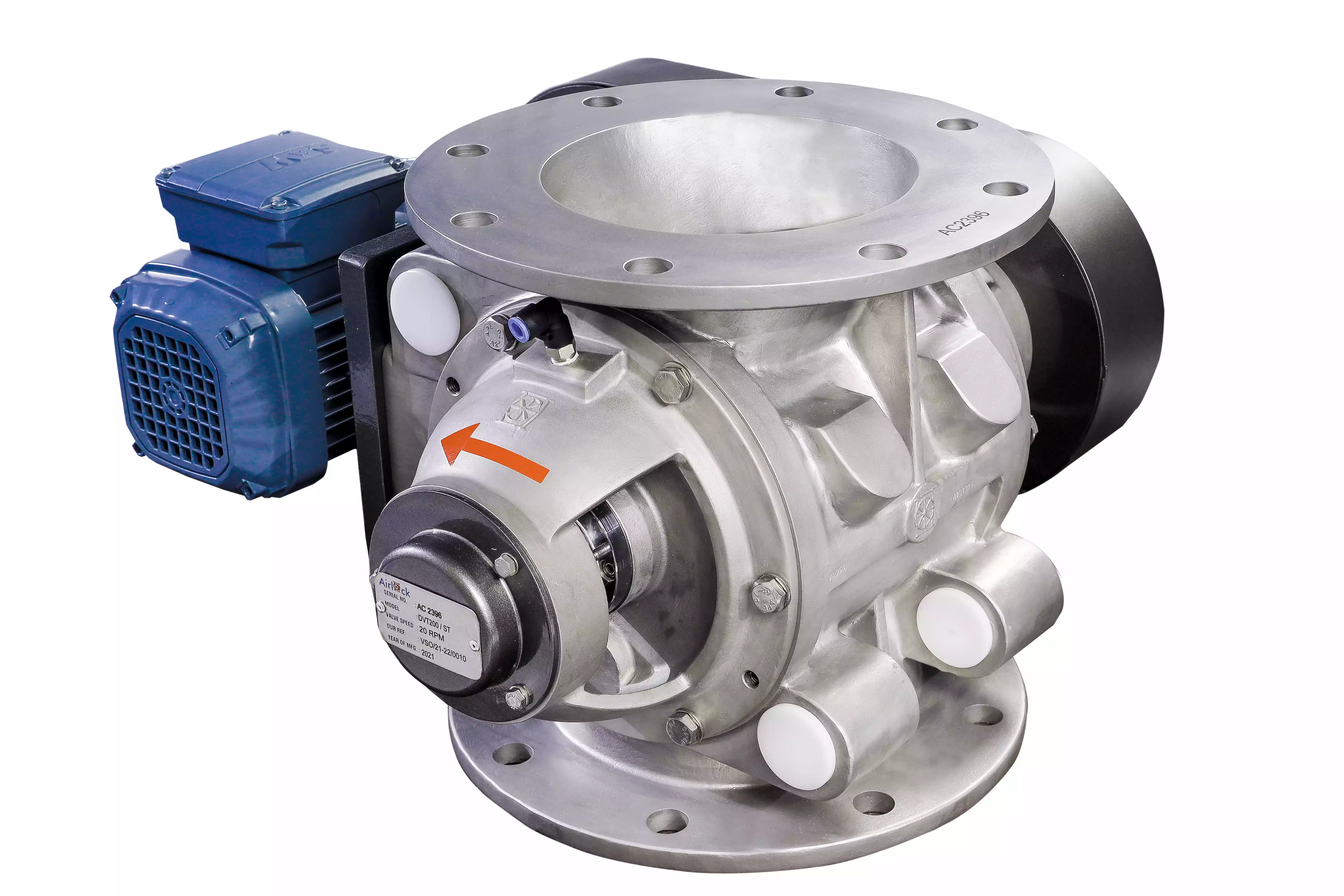 ENLARGED ROUND INLET & OUTLET